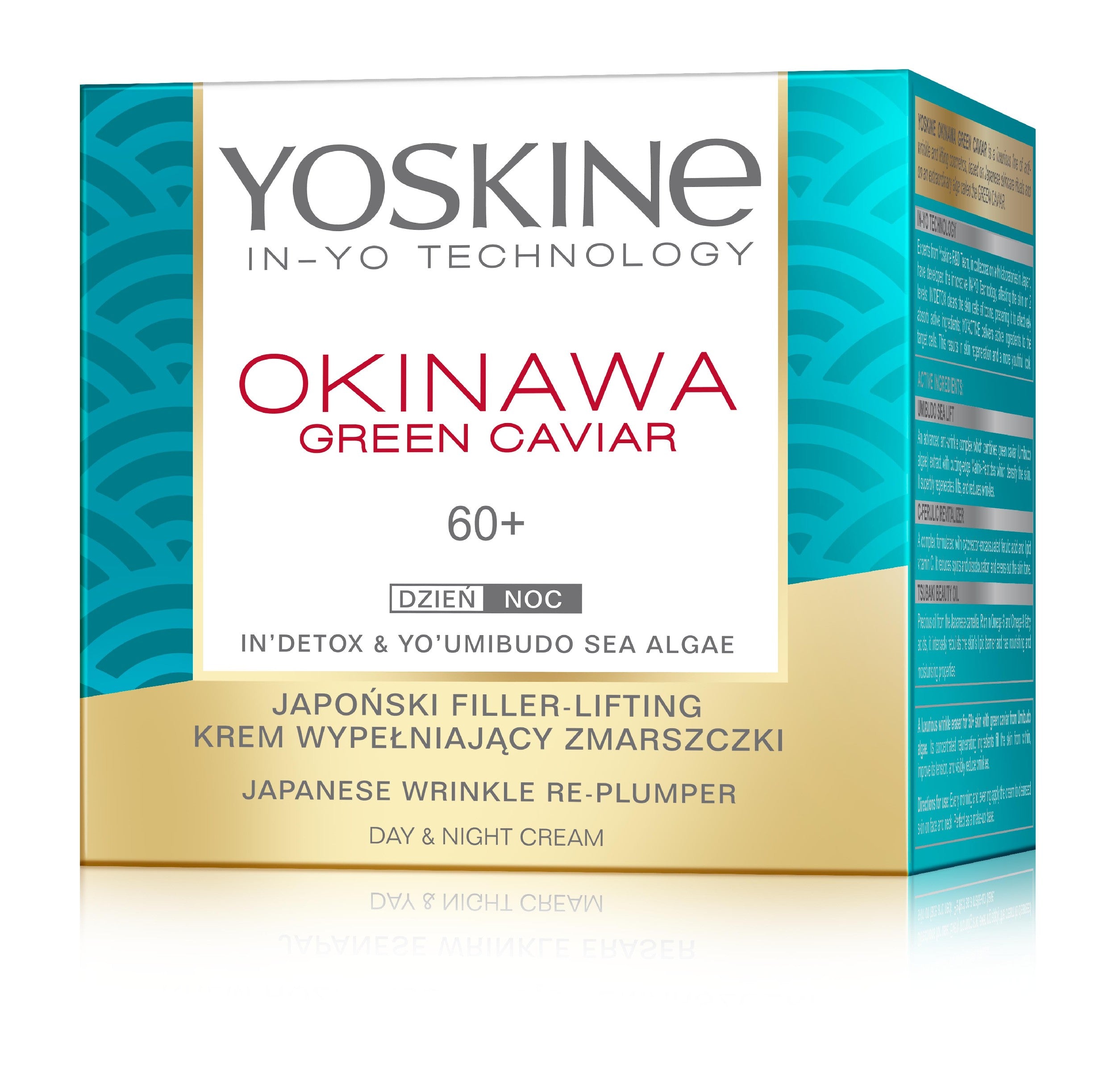 Yoskine Okinawa Green Caviar 60+ Wrinkle Filling Cream for Day and Night 50ml | Vaistine1.lt