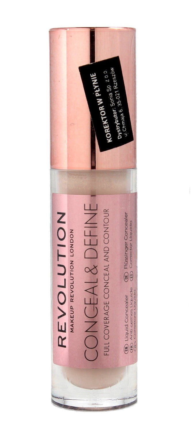 Makeup Revolution Conceal and Define Liquid Concealer C0.5 1pc | Vaistine1.lt