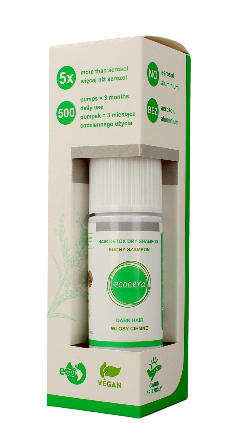 ECOCERA Dry shampoo for dark hair 15g | Vaistine1.lt