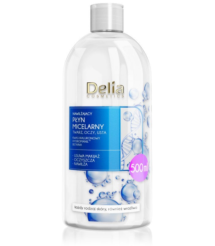 Delia Cosmetics Moisturizing Micellar Liquid - for every skin type 500ml | Vaistine1.lt