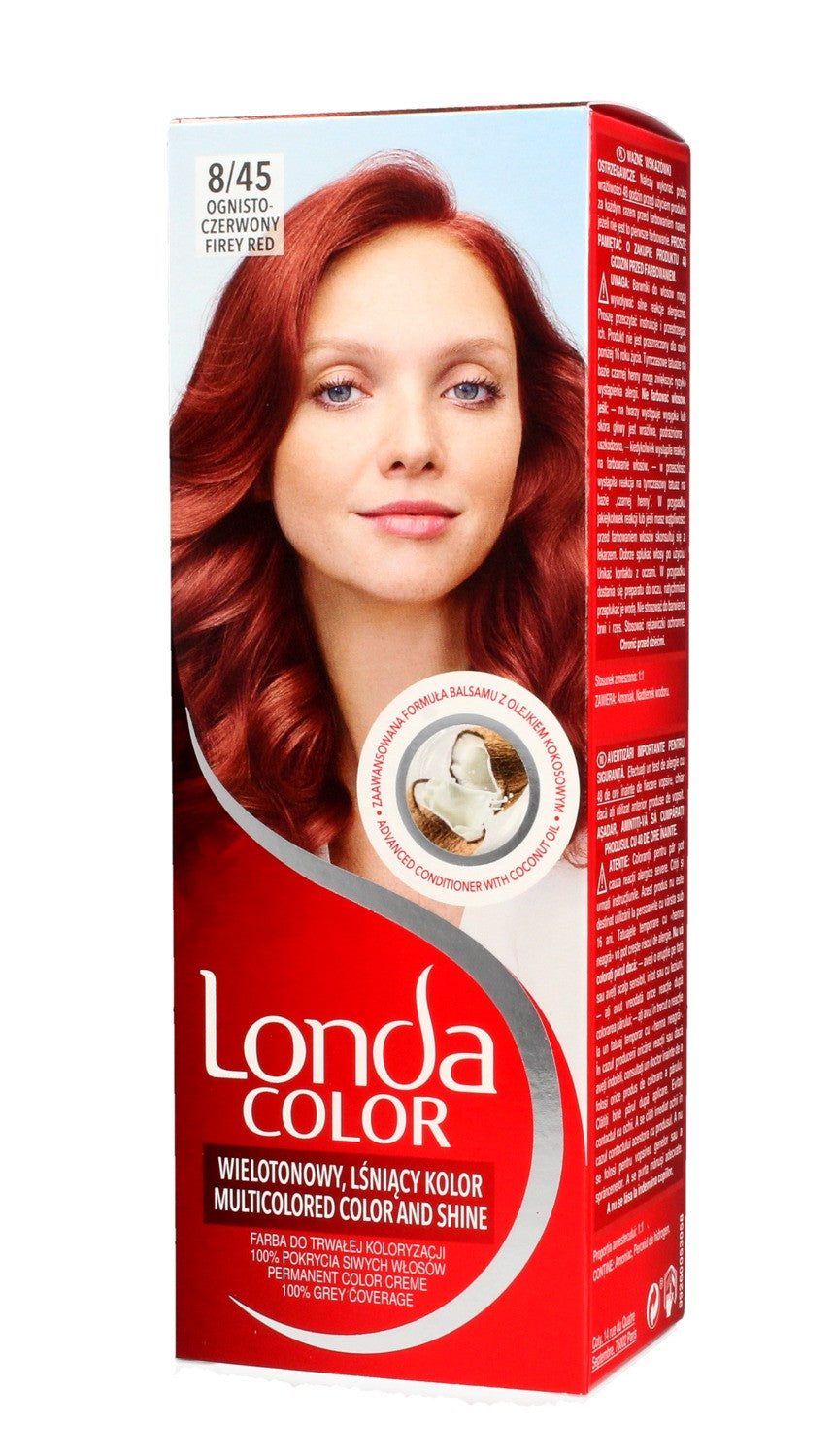 Londacolor Cream Hair Dye No. 8/45 Fiery Red 1pc. | Vaistine1.lt