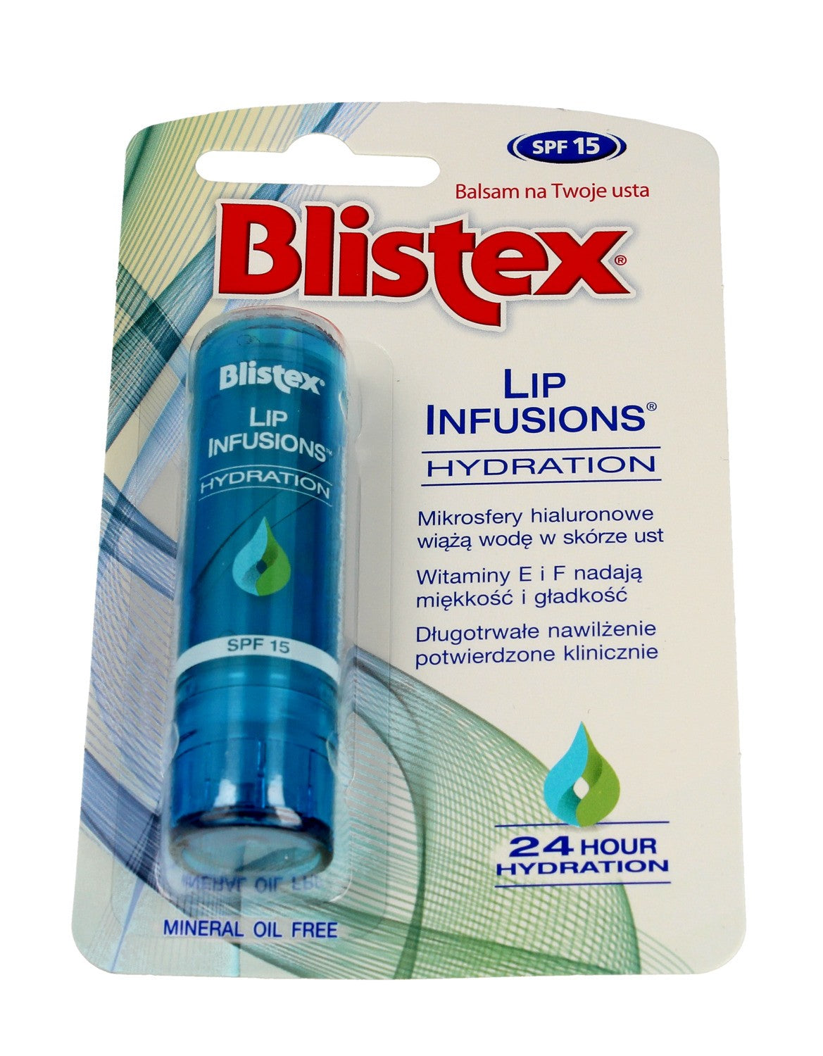 Blistex lūpų infuzijos drėkinantis lūpų balzamas SPF15 3.7g | Vaistine1.lt