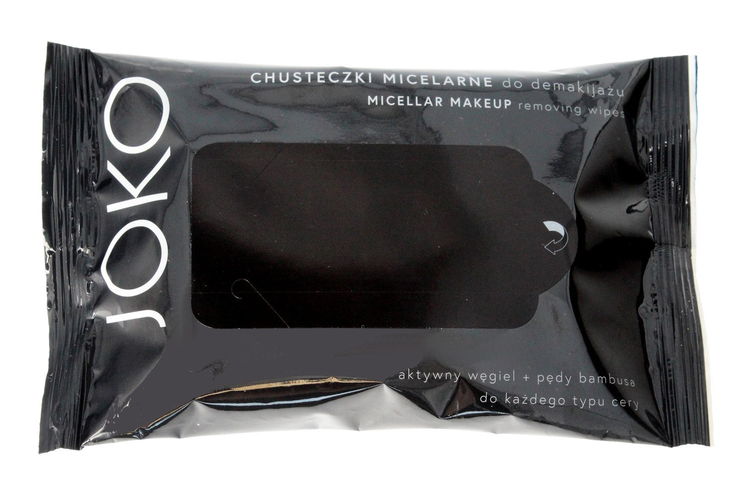 Joko Micellar Wipes for Makeup Removal with Activated Charcoal 1 pack - 15 pieces | Vaistine1.lt