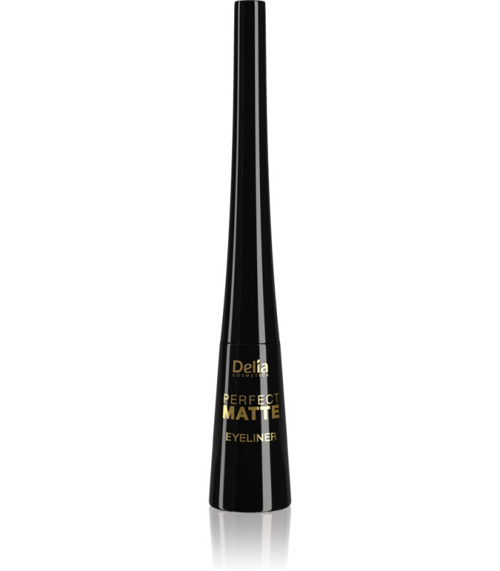 Delia Cosmetics Shape Master Matte Liquid Eyeliner Perfect Matte - Black 4ml | Vaistine1.lt