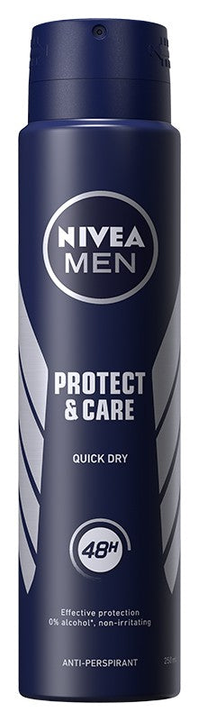 Nivea Men PROTECT & CARE deodorant men's spray 250ml | Vaistine1.lt | WestPharmacy.eu