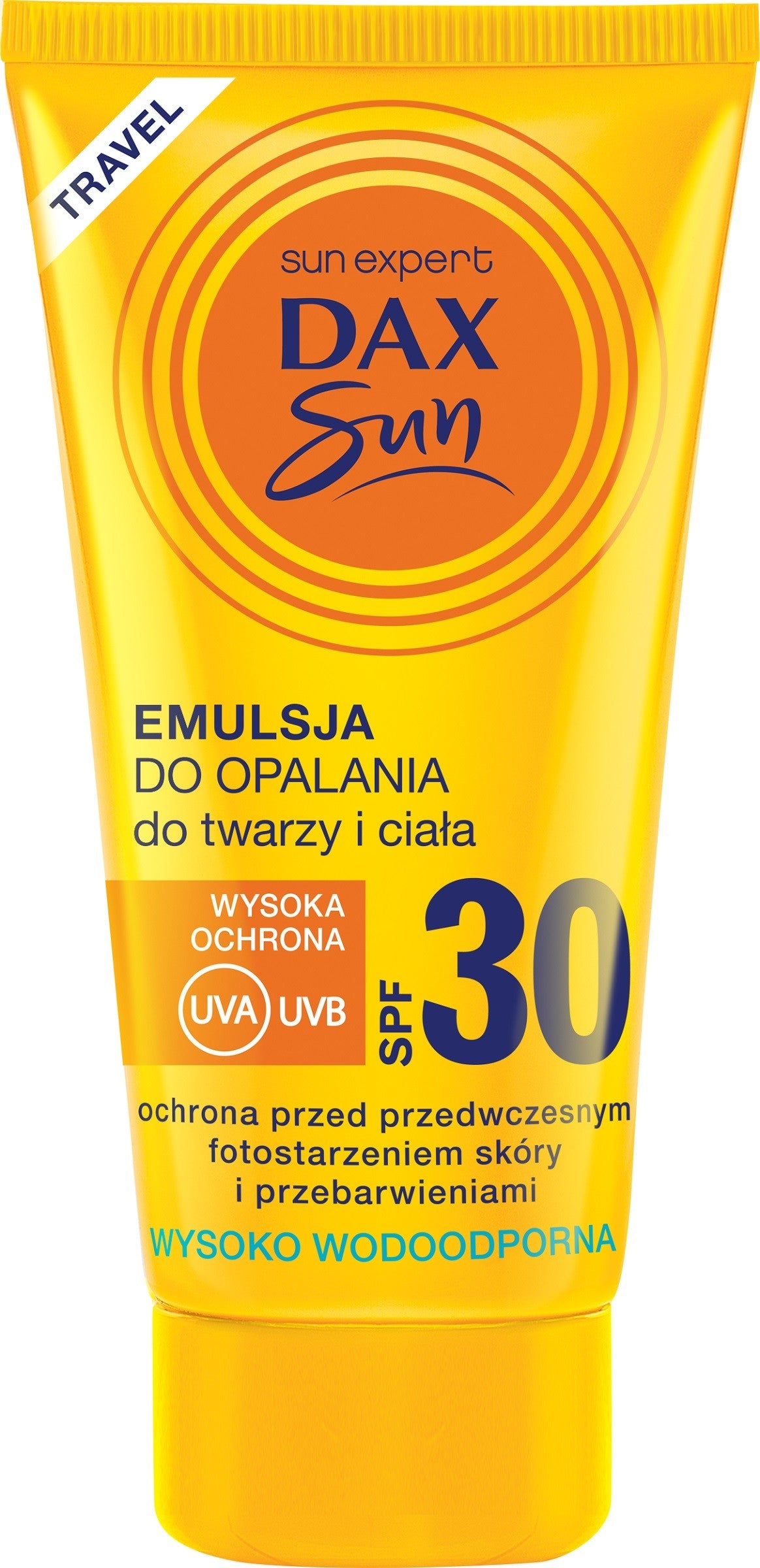 Dax Sun Face and Body Sunscreen Emulsion SPF 30 travel-50ml | Vaistine1.lt