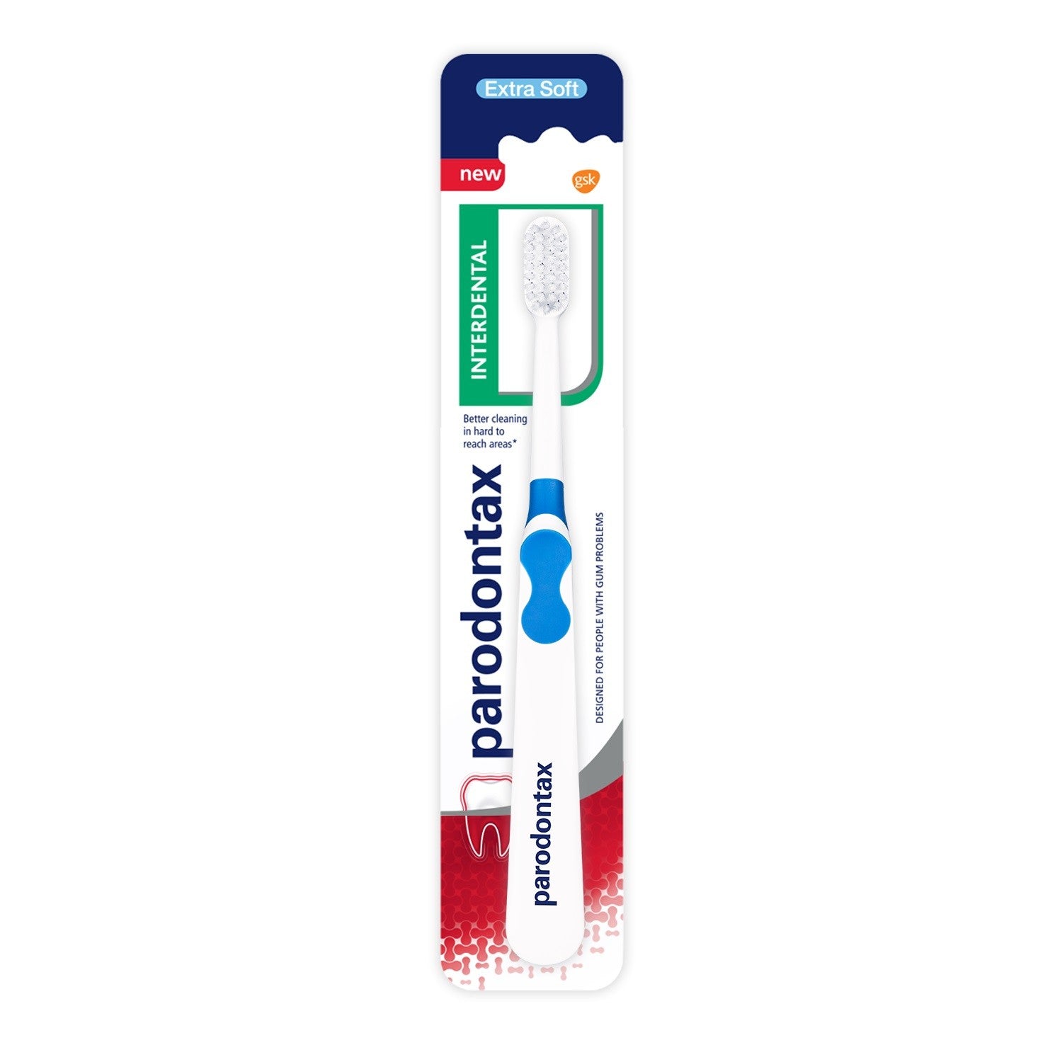 GSK Parodontax Interdental Toothbrush very soft 1 piece | Vaistine1.lt