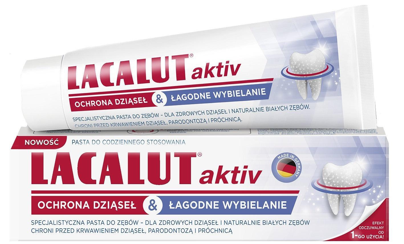 LABOVITAL .LACALUT toothpaste 75ml ACTIVE Whitening& | Vaistine1.lt