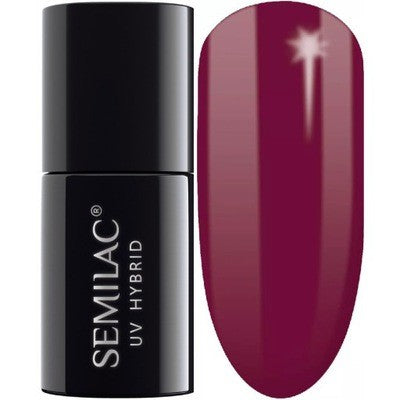 SEMILAC Hybrid Nail Polish 028 Classic Wine - 7 ml | Vaistine1.lt