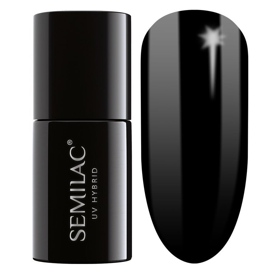 SEMILAC Hybrid Nail Polish 031 Black Diamond - 7 ml | Vaistine1.lt