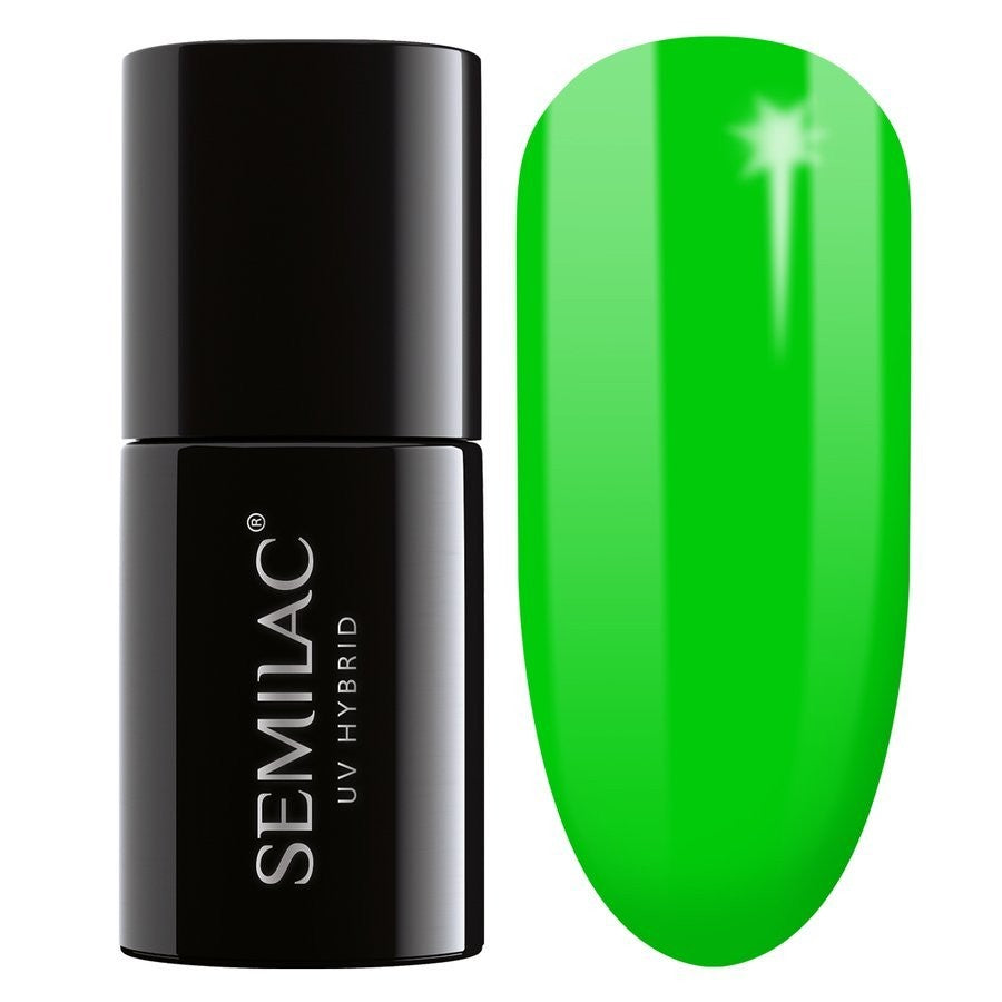 SEMILAC Hybrid Varnish 041 Caribbean Green - 7 ml | Vaistine1.lt