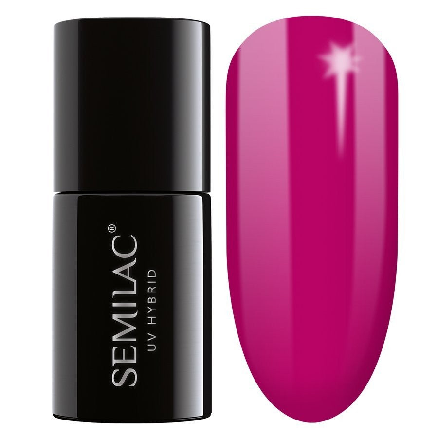 SEMILAC Hybrid Nail Polish 082 Luminous Cyclamen - 7 ml | Vaistine1.lt