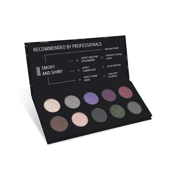 AFFECT Pressed Eyeshadow Palette Smokey&Shine | Vaistine1.lt