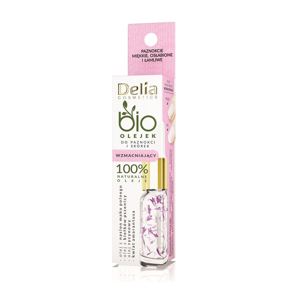 Delia Cosmetics Bio Nail and Cuticle Oil - strengthening 10ml | Vaistine1.lt