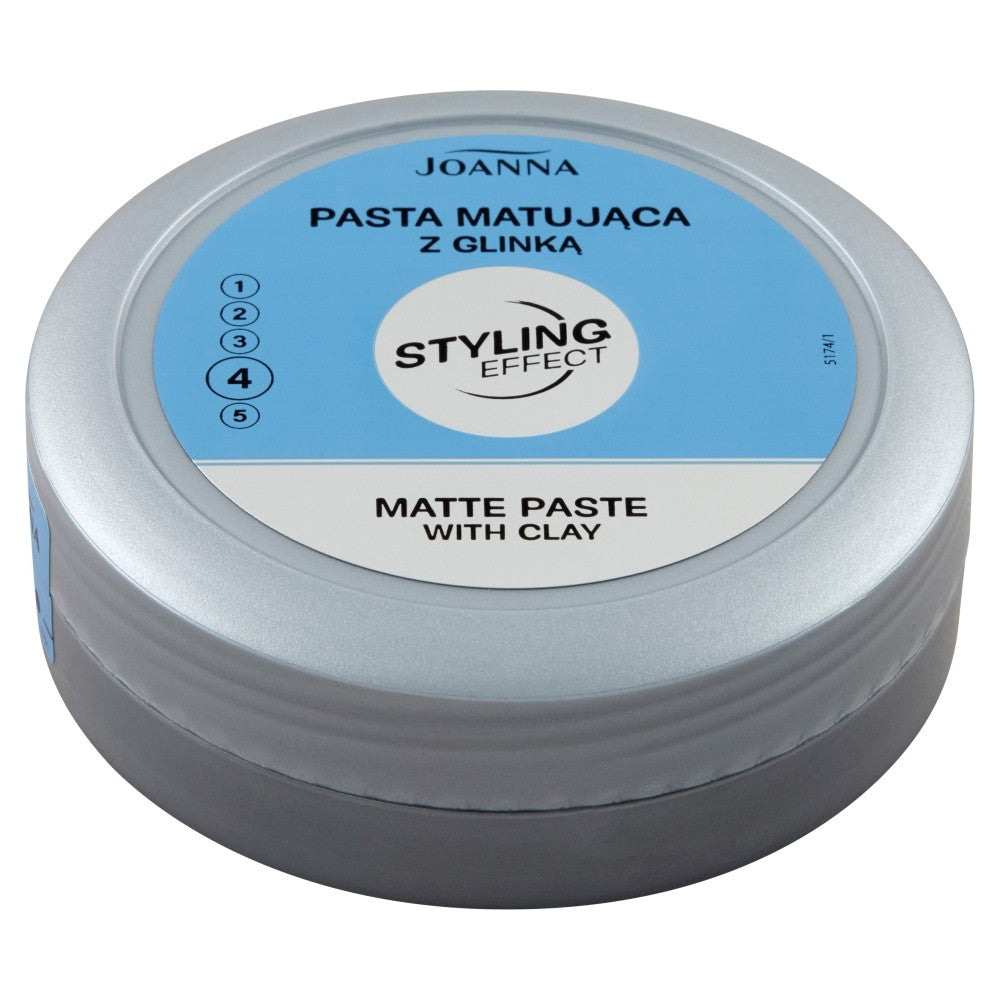 Joanna Styling Effect Mattifying Hair Paste with Clay - 100g | Vaistine1.lt