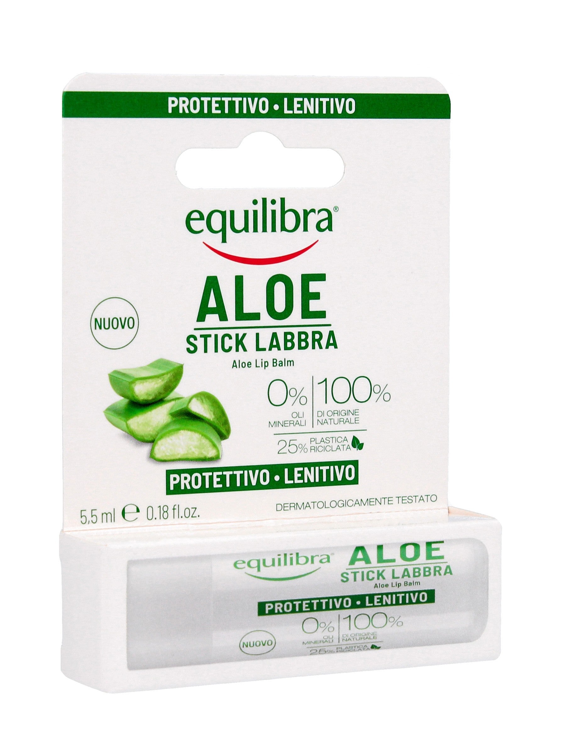 EQUILIBRA Aloe lūpų balzamas 5.5ml | Vaistine1.lt