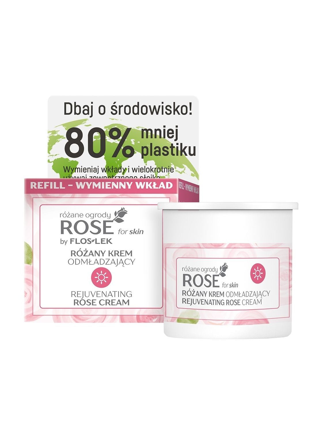 FLOS ROSE FOR SKIN Day cream refill | Vaistine1.lt