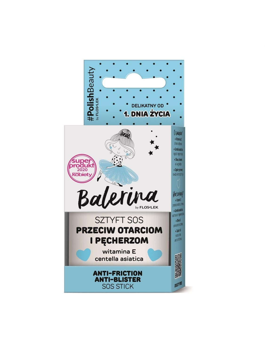 FLOS LEGS Ballerina Stick SOS prieš pūslėms | Vaistine1.lt