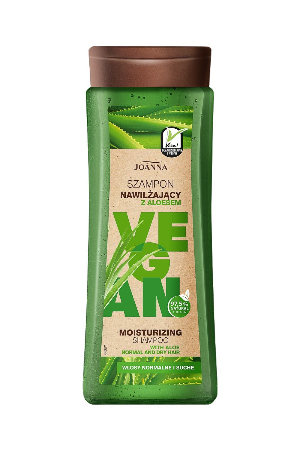 JOANNA VEGAN Aloe Moisturizing Shampoo 300ml. | Vaistine1.lt