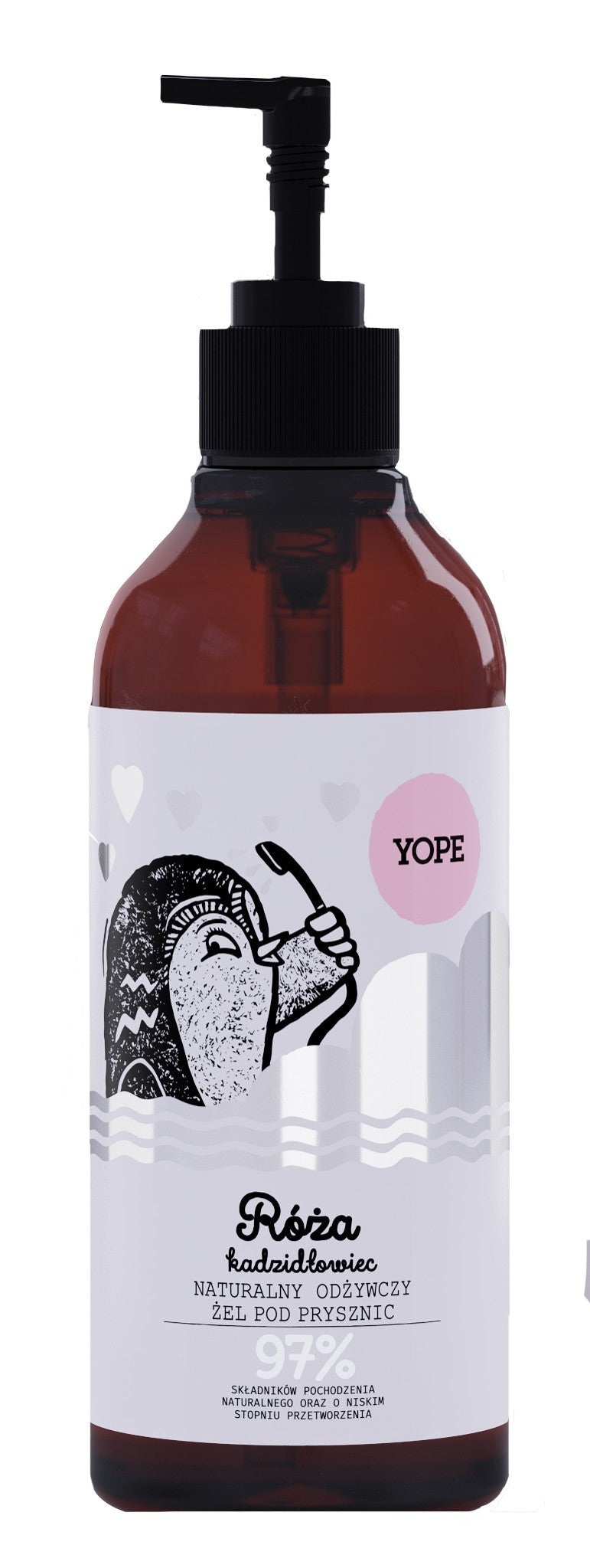 YOPE Shower Gel Rose and Frankincense 400ml | Vaistine1.lt