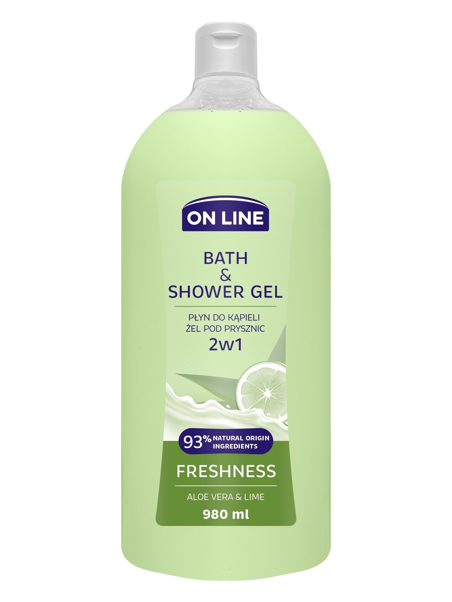 FS On LINE GEL and LIQUID d/bath 980ml Freshness | Vaistine1.lt