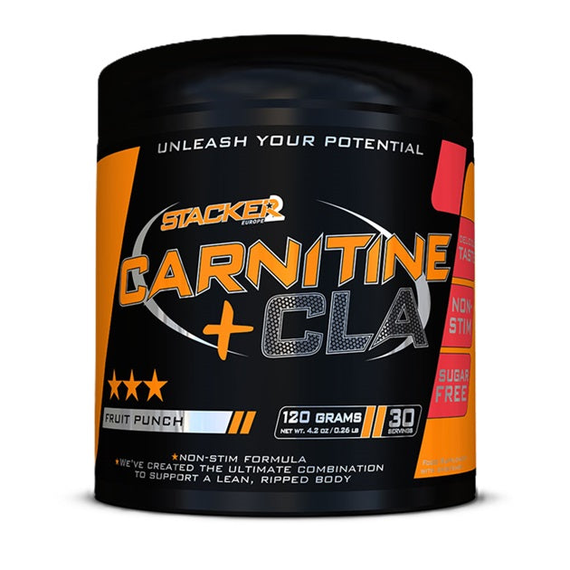 Carnitine + CLA, Fruit Punch - 120g - Stacker2 Europe