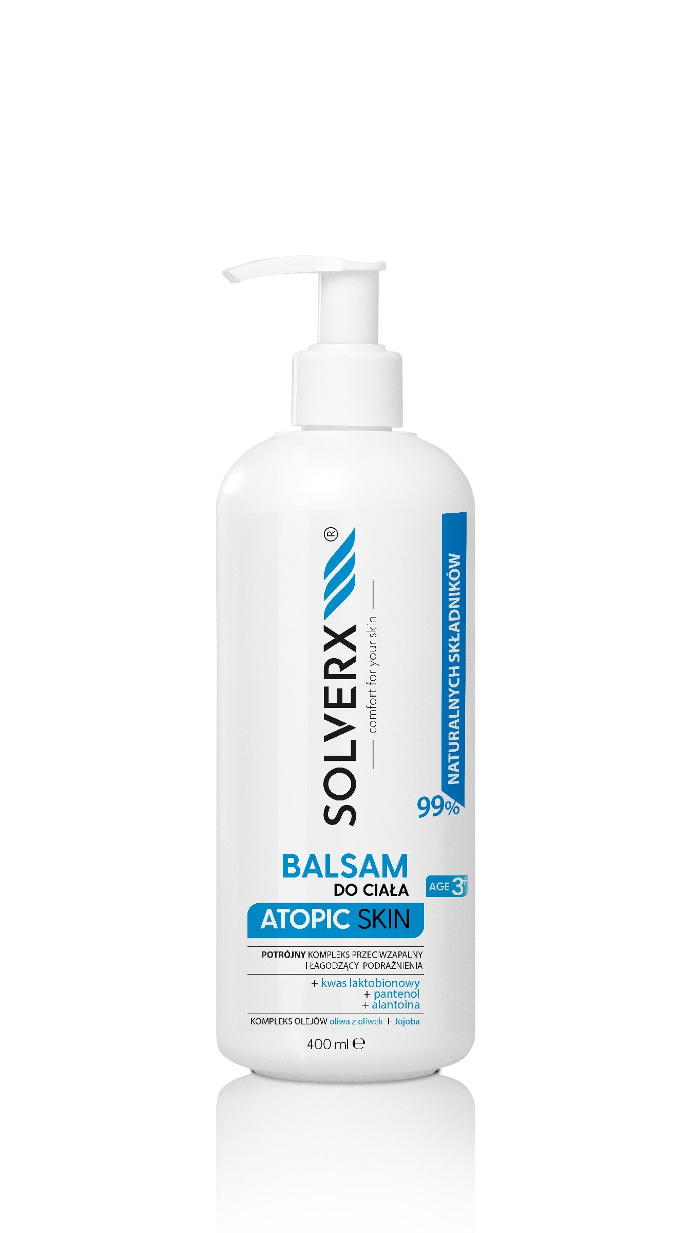 SOLVERX ATOPIC SKIN kūno losjonas 400ml | Vaistine1.lt