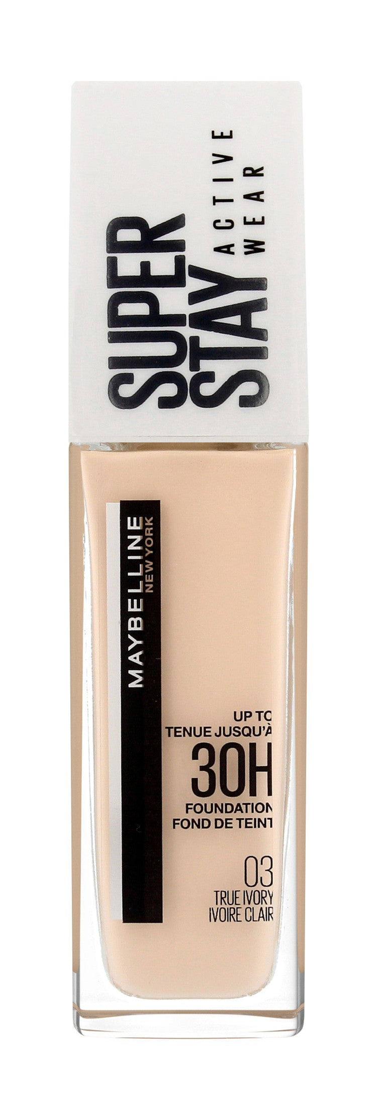 Maybelline Super Stay Active Wear 30H Long-lasting Foundation No. 03 True Ivory 30ml | Vaistine1.lt