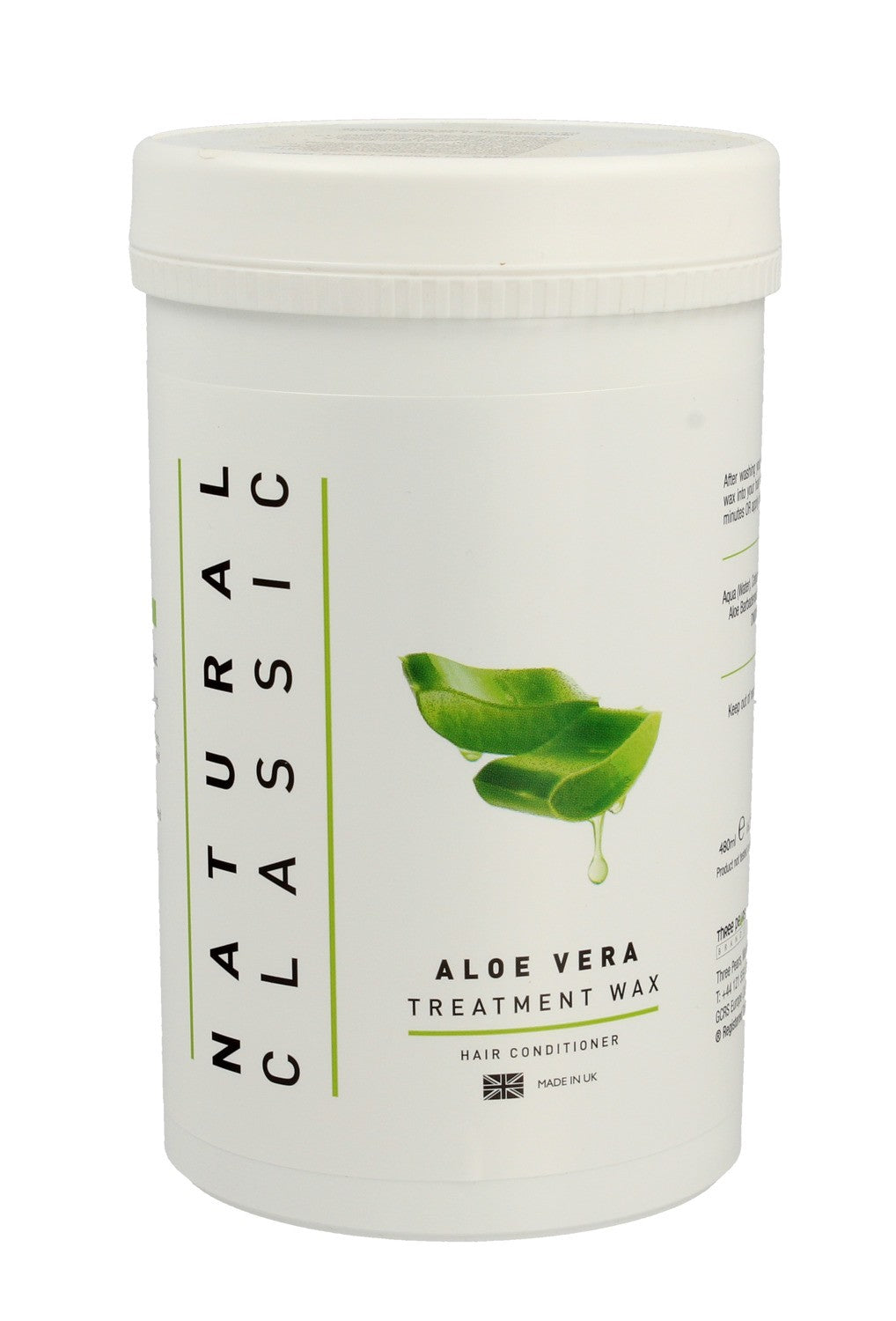 Natural Classic Aloe Vera Treatment Wax Hair Wax 480ml | Vaistine1.lt