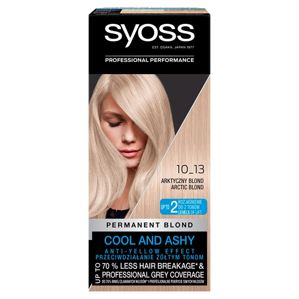 Schwarzkopf Syoss Hair Color Arctic Blonde No. 10-13 1pc. | Vaistine1.lt