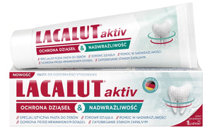 Lacalut Toothpaste Activ&Sensitive gum protection&sensitivity 75ml | Vaistine1.lt