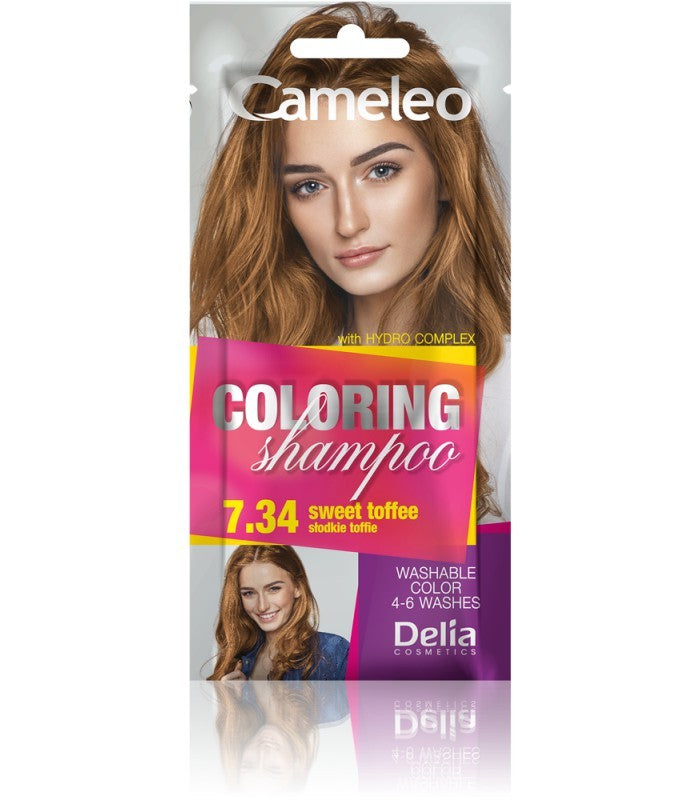 Delia Cosmetics Cameleo Coloring Shampoo No. 7.34 Sweet Toffee 1 piece | Vaistine1.lt