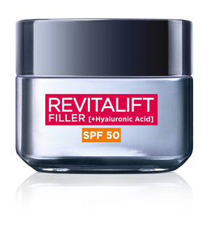 Loreal REVITALIFT FILLER [HA] Anti-Age Wrinkle Filling Cream SPF50 50ml | Vaistine1.lt | WestPharmacy.eu