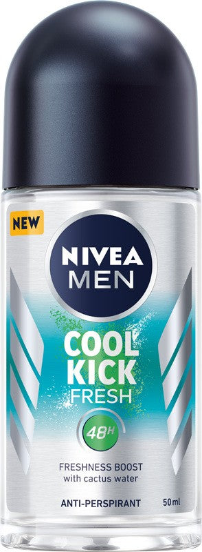Nivea Men Deodorant FRESH KICK roll-on men's 50ml | Vaistine1.lt | WestPharmacy.eu