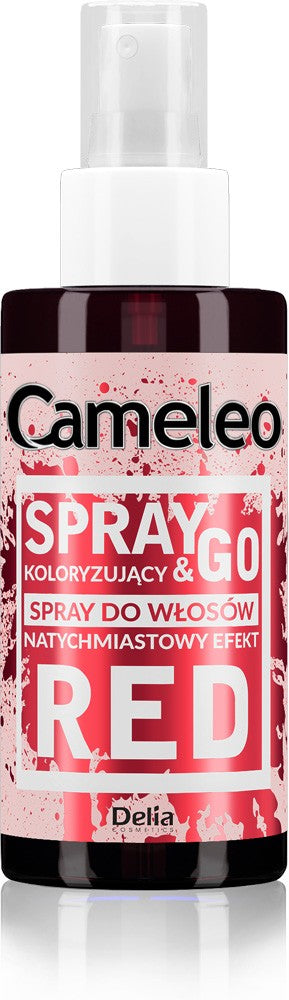 Delia Cosmetics Cameleo Spray & Go Hair Coloring Spray - RED 150ml | Vaistine1.lt