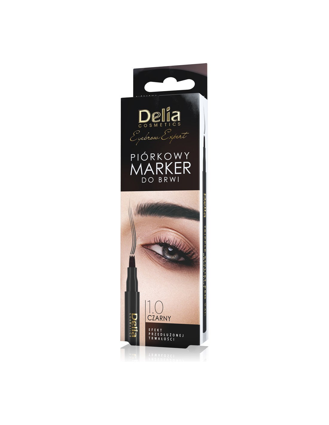 DELIA PIORKOWY EYEBROW MARKER BLACK | Vaistine1.lt