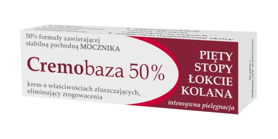 CREMOBAZA 0.5 Šveičiamasis kremas su urea kulnams, pėdoms, | Vaistine1.lt