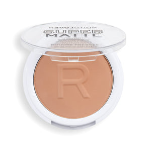 Makeup Revolution Super Matte Pressed Powder Mattifying Powder - Beige 6g | Vaistine1.lt