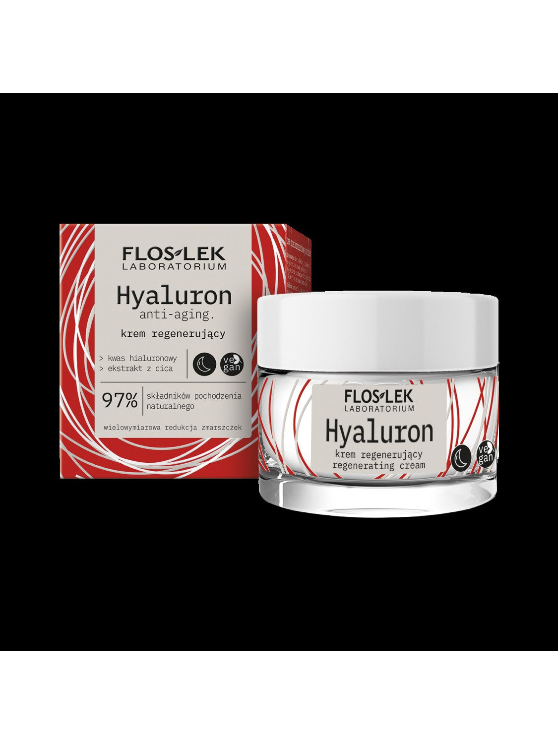 Floslek Hyaluron Regenerating Night Cream 50ml | Vaistine1.lt