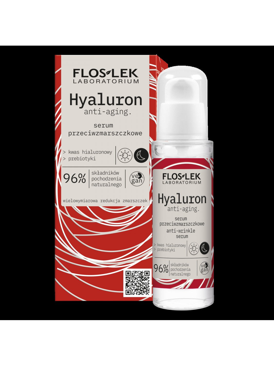 Floslek Hyaluron Anti-Wrinkle Serum for Day and Night 30ml | Vaistine1.lt