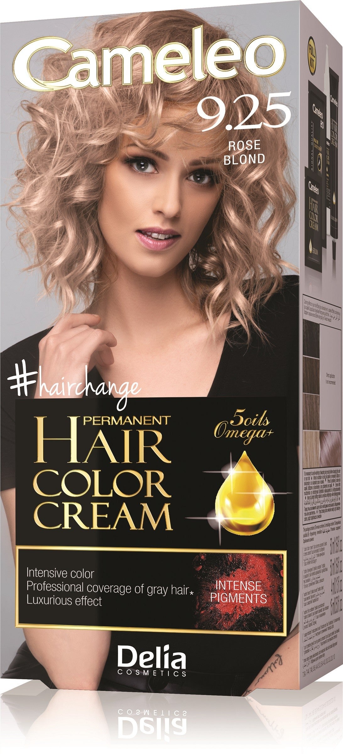 Delia Cosmetics Cameleo HCC Permanent Hair Color Omega+ No. 9.25 Rose Blonde 1op. | Vaistine1.lt