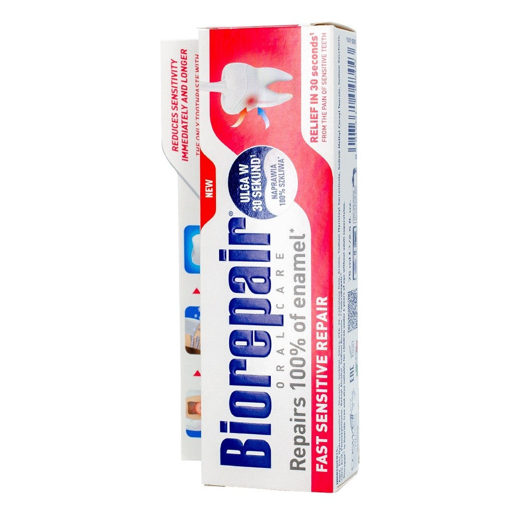 Biorepair Toothpaste Sensitive Teeth 75ml | Vaistine1.lt