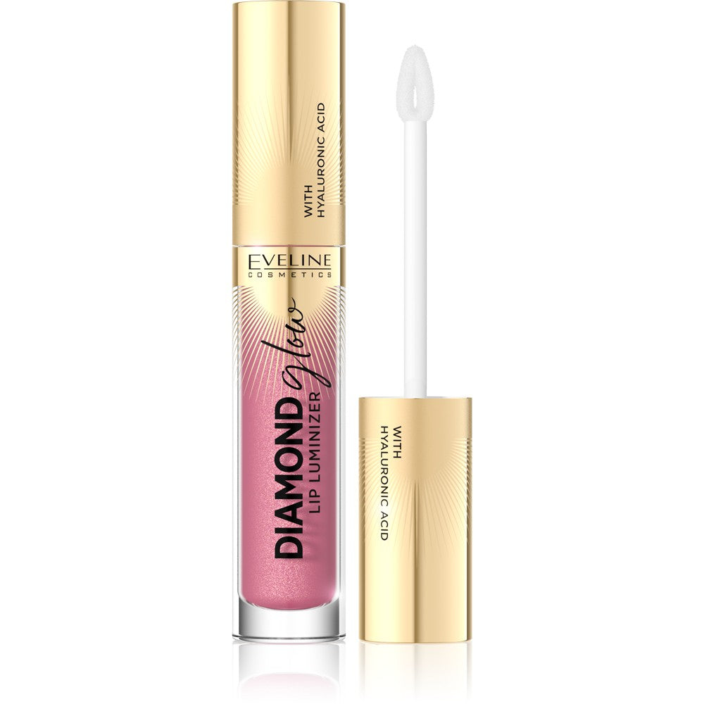 Eveline Diamond Glow Lip Luminizer Lip gloss with hyaluronic acid no. 05 4.5ml | Vaistine1.lt