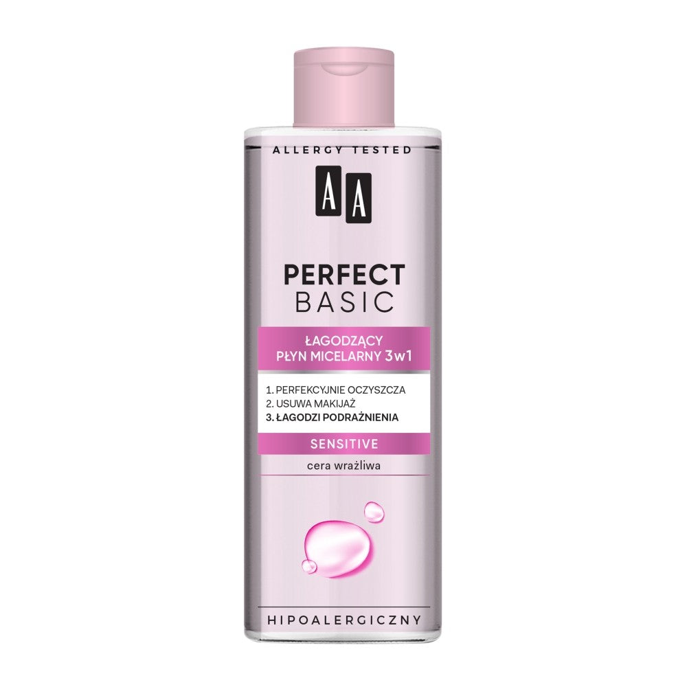 AA Perfect Basic Soothing Micellar Liquid 3in1 Sensitive - sensitive skin 200ml | Vaistine1.lt