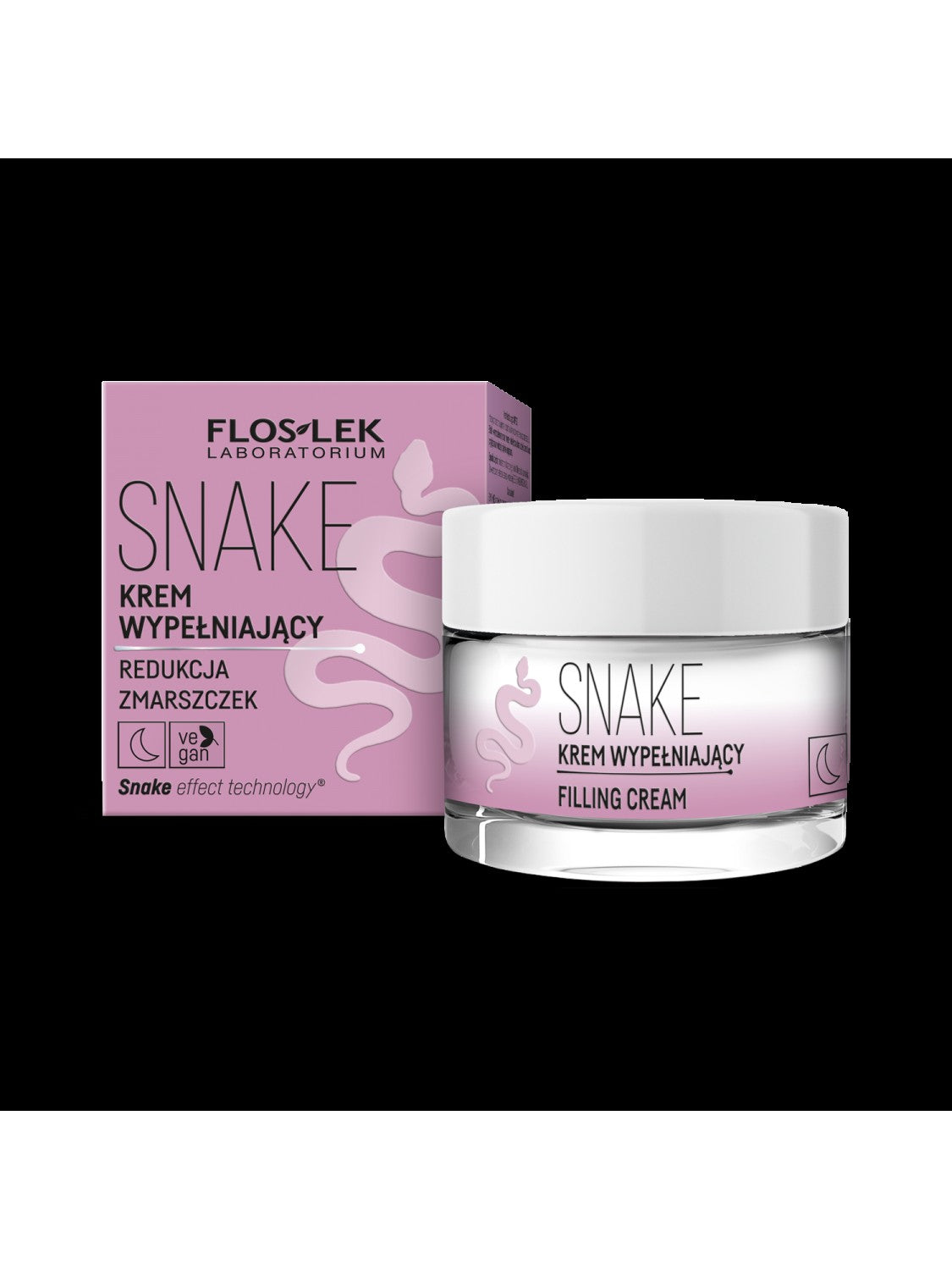 Floslek Snake Filling Cream - wrinkle reduction at night 50ml | Vaistine1.lt