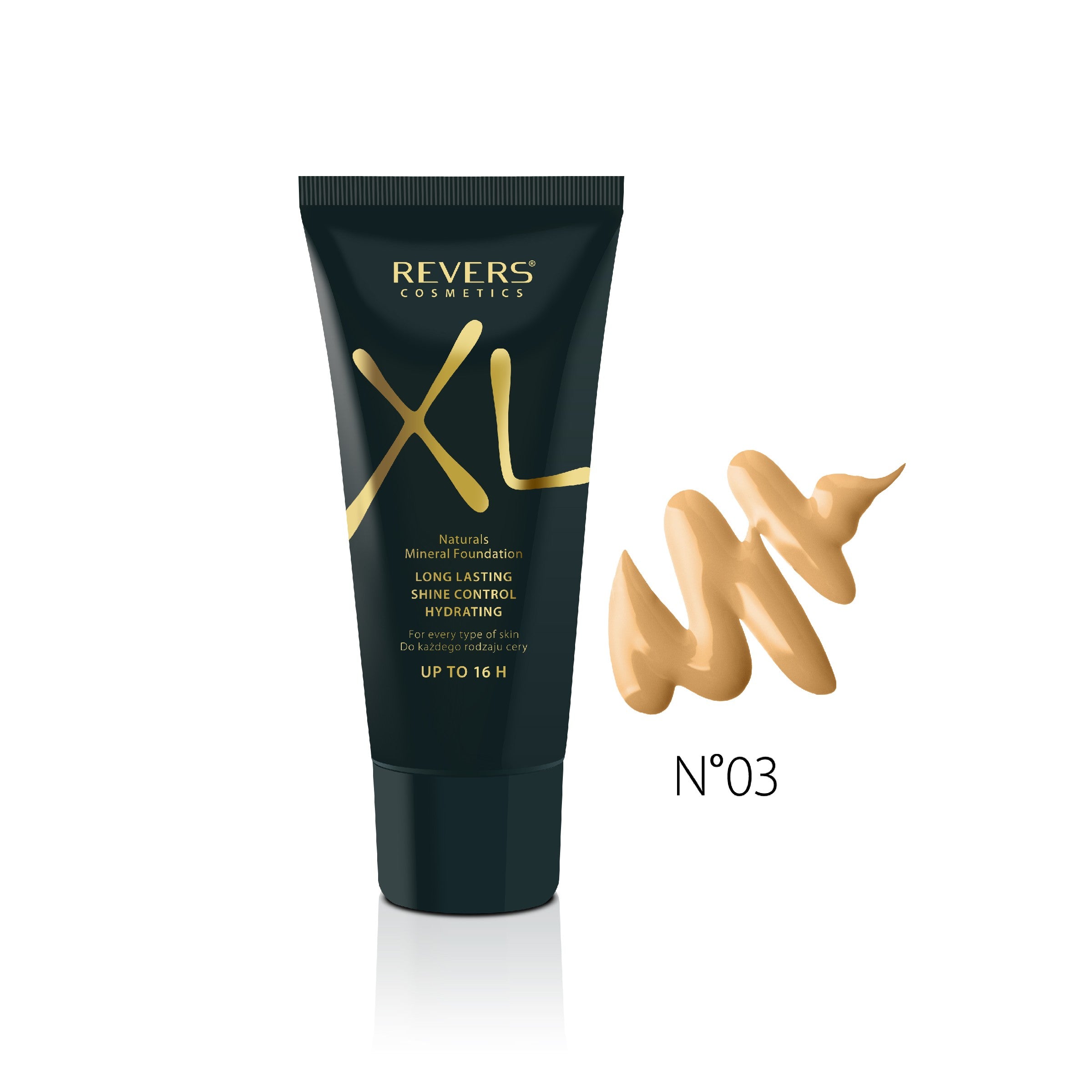 REVERS Base XL Natural Minerals 03 Peach 30ml | Vaistine1.lt