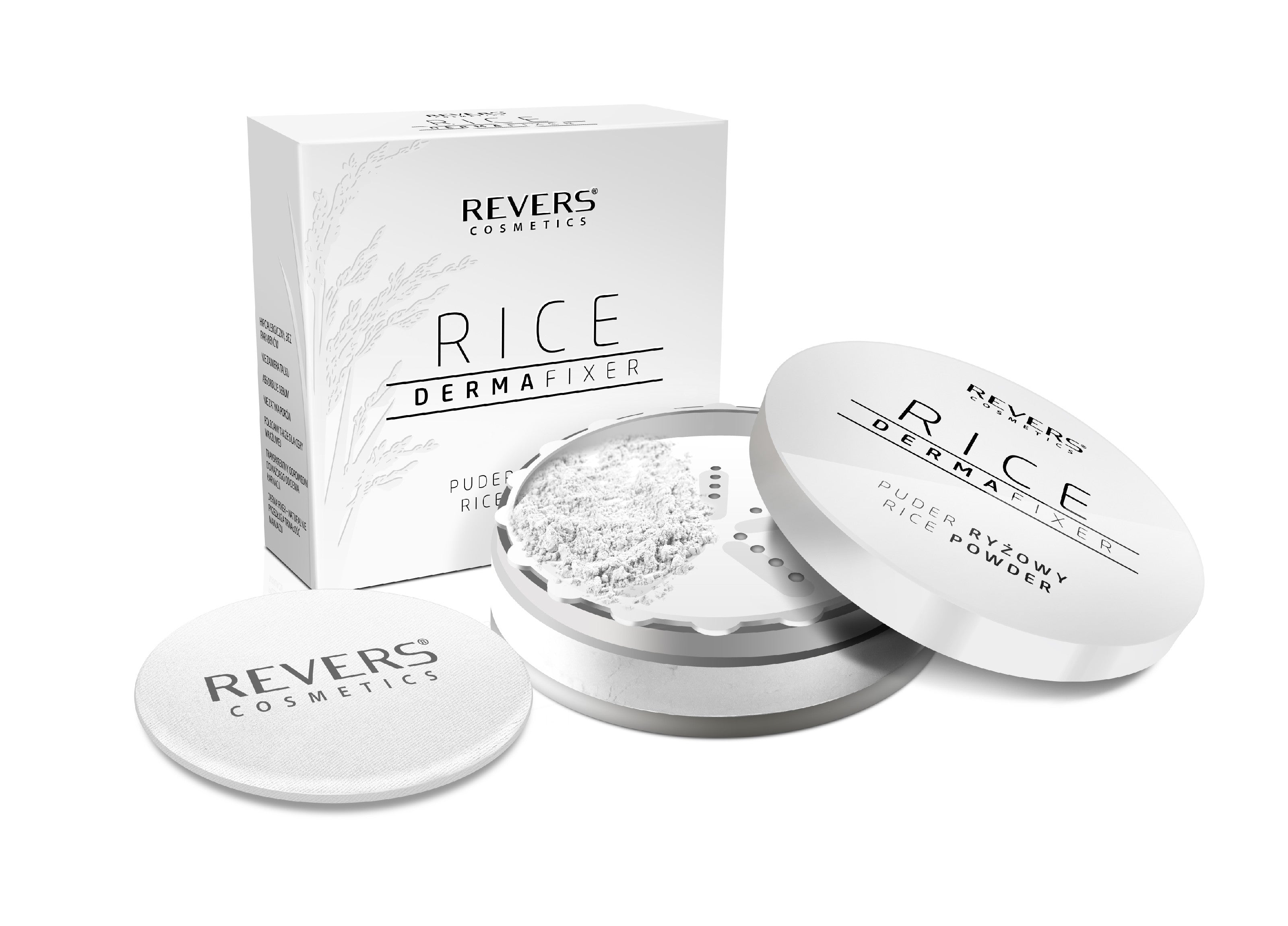 REVERS Rice Powder for Face Rice Derma Fixer 15g | Vaistine1.lt