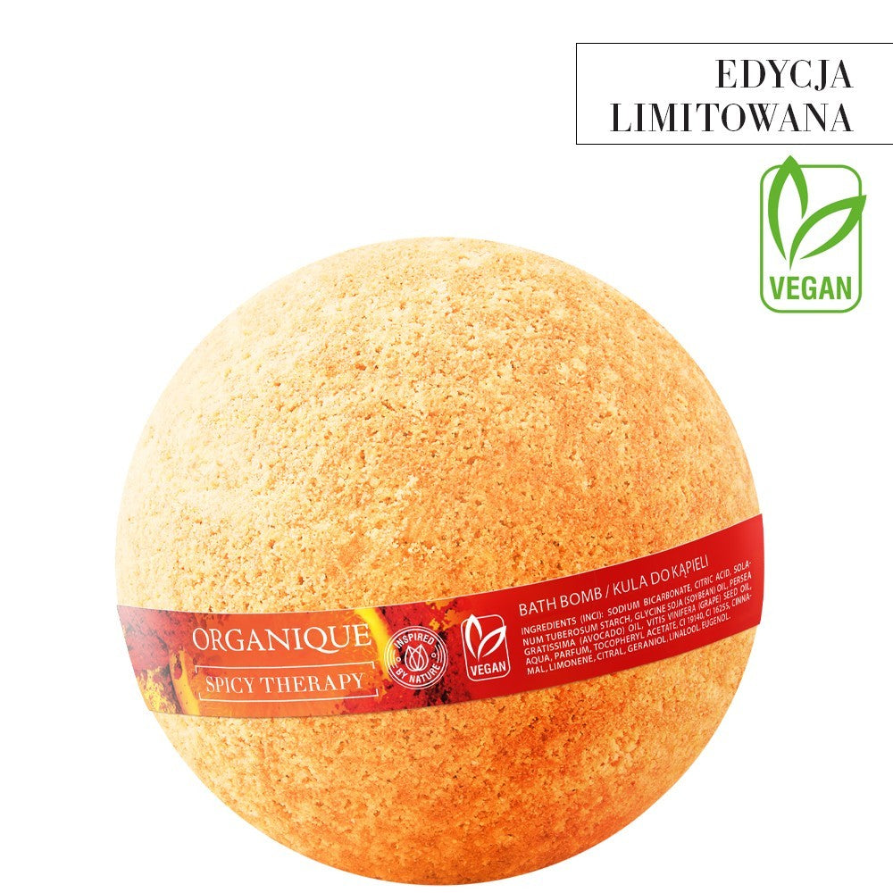 ORGANIQUE Bath Ball Spicy Therapy - mini 70g | Vaistine1.lt