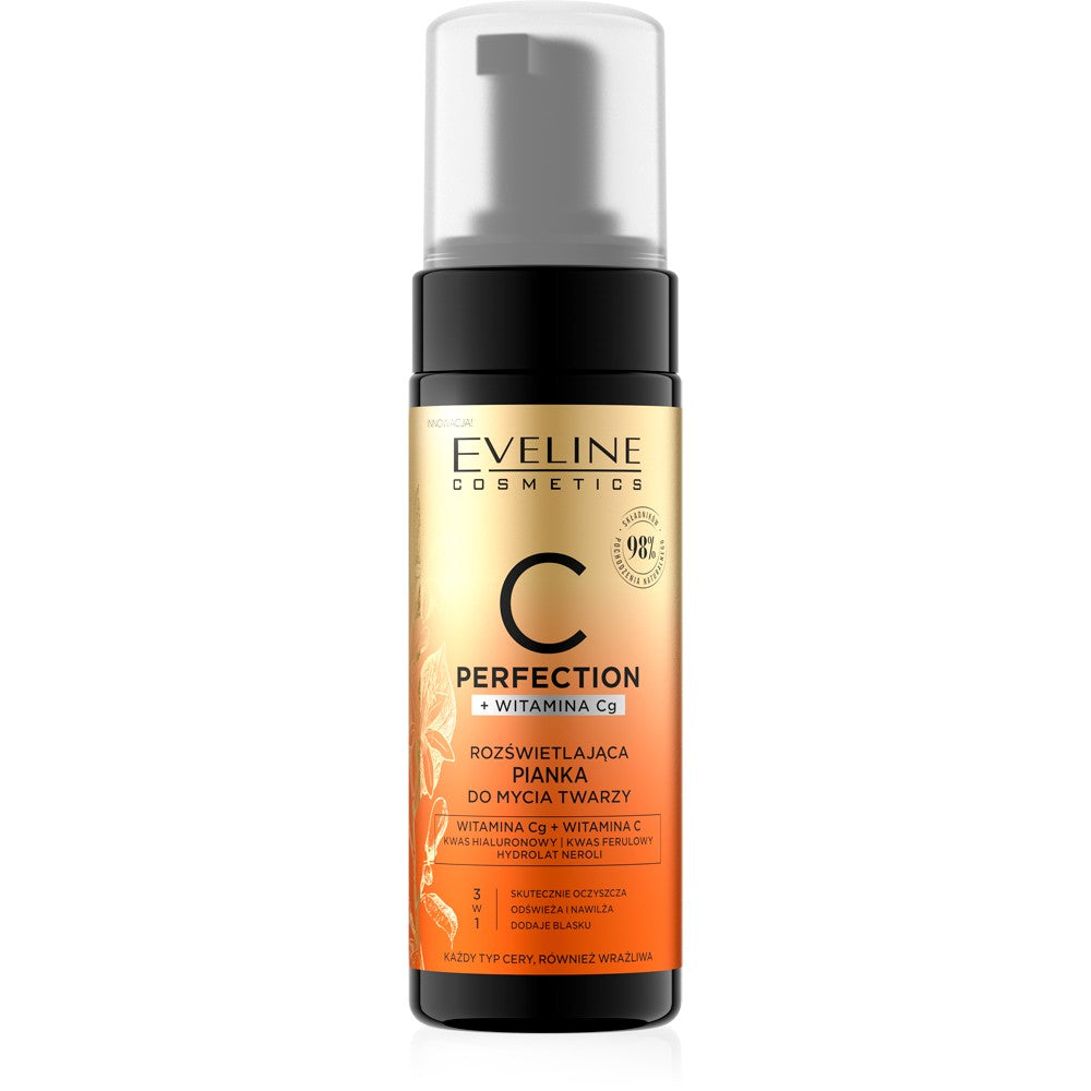 Eveline C Perfection Illuminating Cleansing Foam 3in1 150ml | Vaistine1.lt