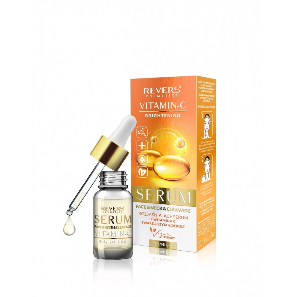 REVERS Brightening Serum su vitaminu C veidui, kaklui | Vaistine1.lt